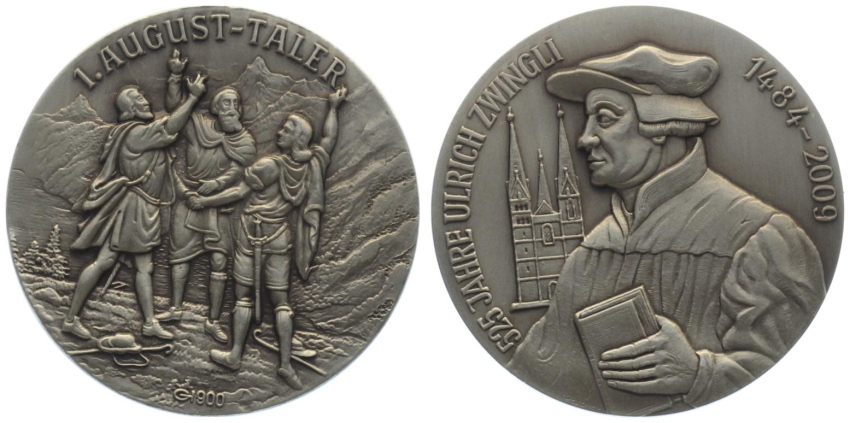 1. August-Taler 2009 - Ulrich Zwingli 1484